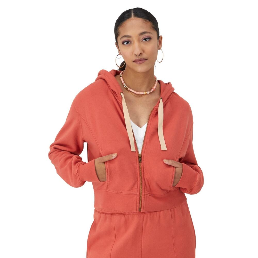 Champion Women's Zip-up Hoodie, Pink Size M 1681
